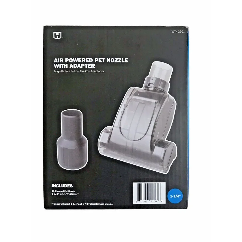 HART 1-1/4 Air Powered Pet Nozzle with Adapter V1TN 3701 Wet/Dry Vacuum Cleaners